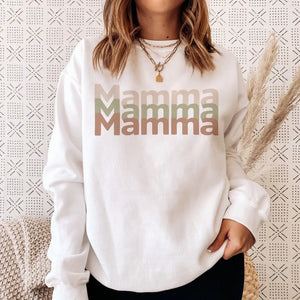 Sweatshirt med skyggeeffekt Mamma