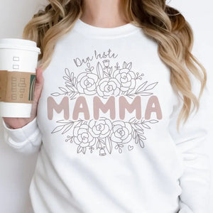Mamma Sweatshirt Floral Den beste Mamma