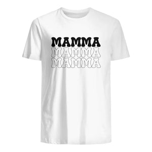 Matchende T-skjorte for mor og barn Jeg elsker mamma
