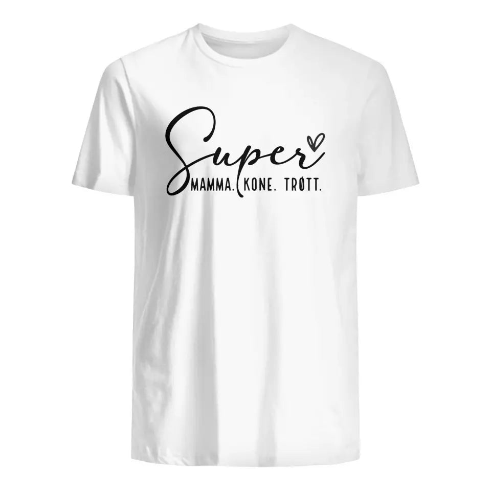 T-skjorte for supermamma, en perfekt gave