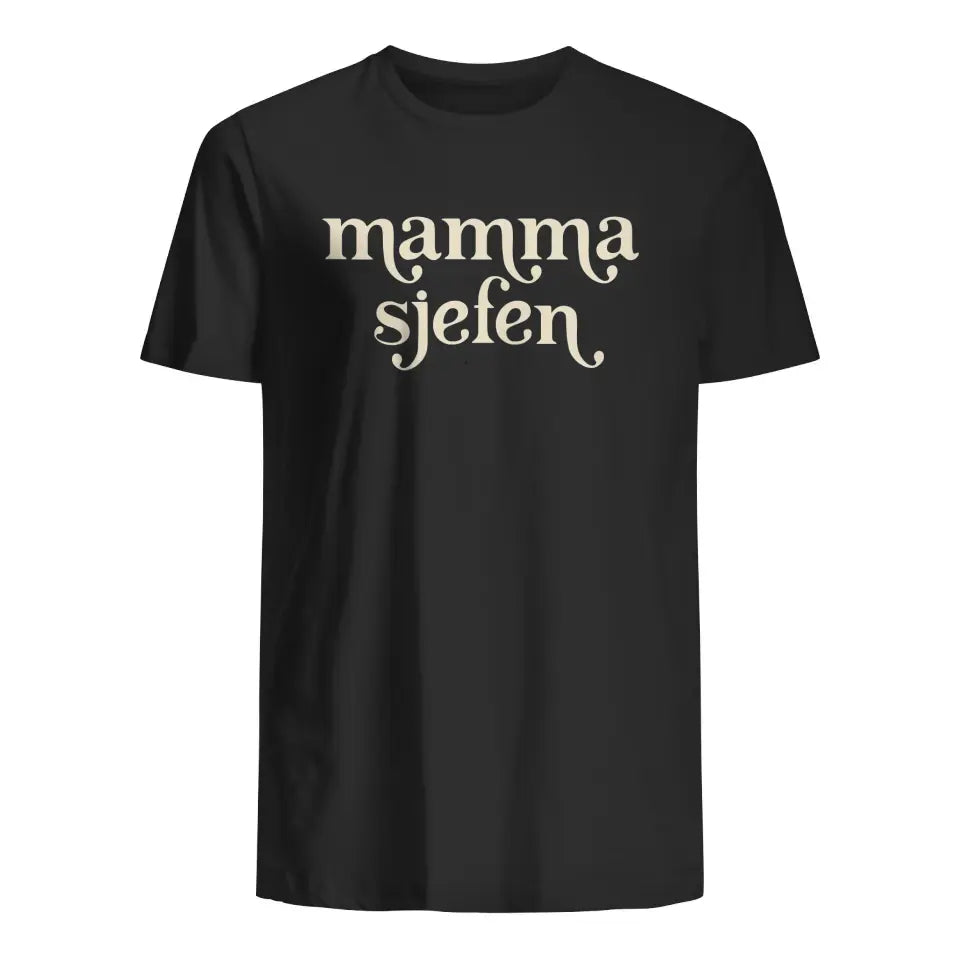 T-skjorte med Mamma Sjefen
