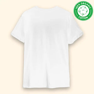 Mamma økologisk T-skjorte med Håndmotiv