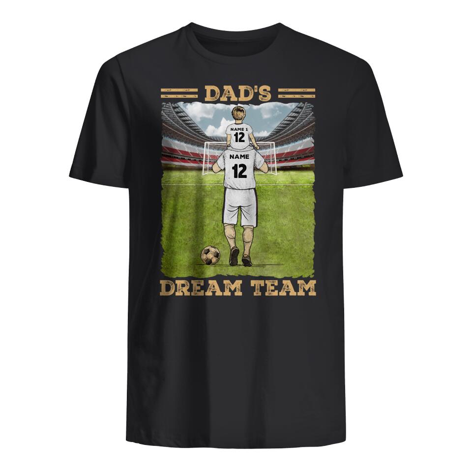 Dad's Favorite Team, Personalized Unisex T-shirt For Father