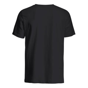Personlig Pappa T skjorte | Tilpasse gave til pappa | Hånds pappa og hånds barn svart t-skjorte